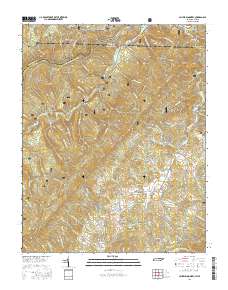 Laurel Bloomery 2016 topographic map thumbnail