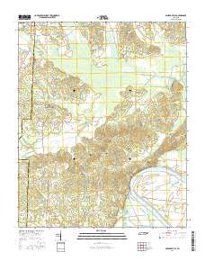 Milledgeville 2016 topographic map thumbnail