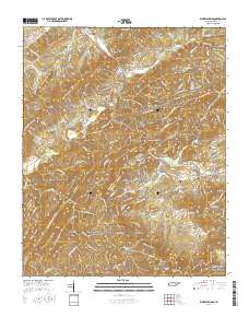 Kinzel Springs 2016 topographic map thumbnail