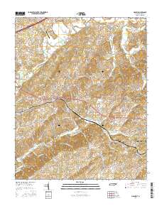Mosheim 2016 topographic map thumbnail