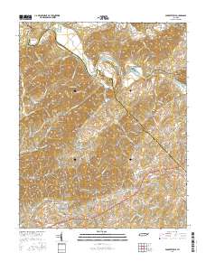 Parrottsville 2016 topographic map thumbnail
