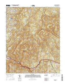 Ozone 2016 topographic map thumbnail