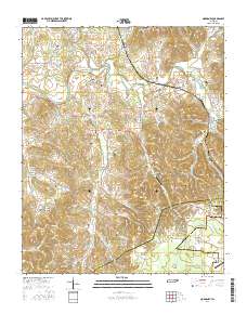 Normandy 2016 topographic map thumbnail