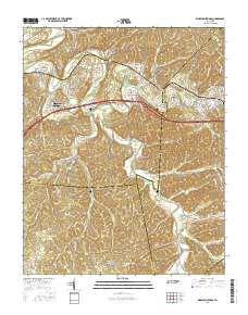 Kingston Springs 2016 topographic map thumbnail