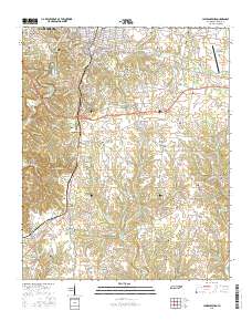Lawrenceburg 2016 topographic map thumbnail