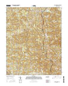 Pilot Mountain 2016 topographic map thumbnail