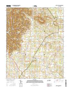 Short Mountain 2016 topographic map thumbnail