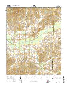 Palmersville 2016 topographic map thumbnail