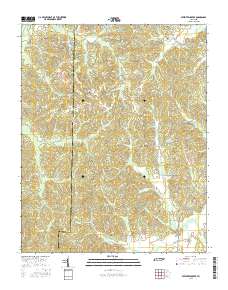 Seventeen Creek 2016 topographic map thumbnail