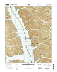 Rushing Bay 2016 topographic map thumbnail