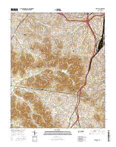 Oak Hill 2016 topographic map thumbnail