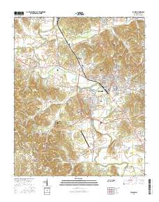 Pulaski 2016 topographic map thumbnail