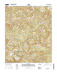 Pleasant Hill 2016 topographic map thumbnail
