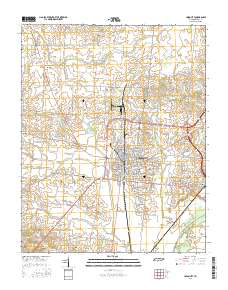 Union City 2016 topographic map thumbnail