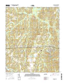 Saulsbury 2016 topographic map thumbnail