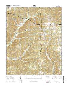 Tennessee City 2016 topographic map thumbnail