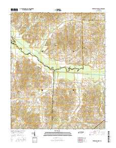 Trezevant West 2016 topographic map thumbnail