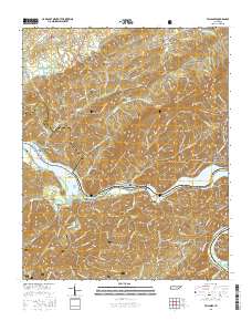 Tallassee 2016 topographic map thumbnail