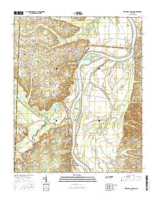 Pittsburg Landing 2016 topographic map thumbnail