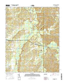 Pocahontas 2016 topographic map thumbnail
