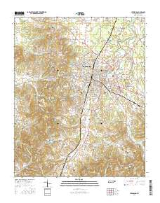 Lewisburg 2016 topographic map thumbnail