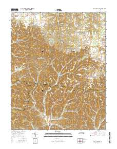 Pleasant Shade 2016 topographic map thumbnail