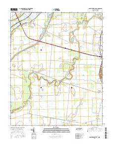 Caruthersville SE 2016 topographic map thumbnail