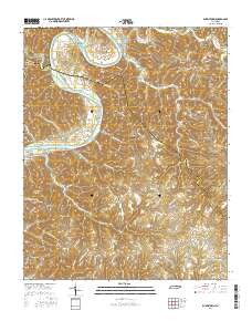 Burristown 2016 topographic map thumbnail
