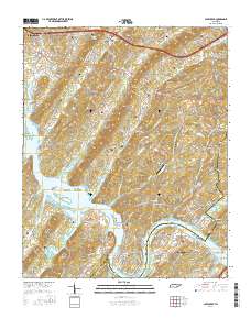 Cave Creek 2016 topographic map thumbnail