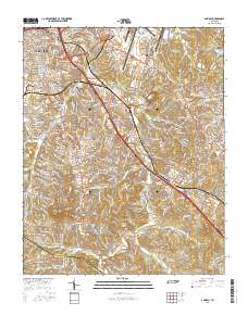 Antioch 2016 topographic map thumbnail