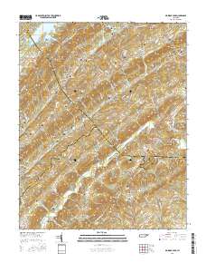 Big Ridge Park 2016 topographic map thumbnail