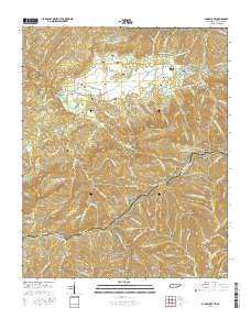 Cades Cove 2016 topographic map thumbnail