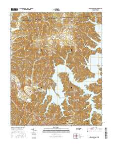 Dale Hollow Dam 2016 topographic map thumbnail