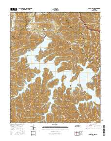 Center Hill Dam 2016 topographic map thumbnail