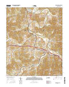 Gordonsville 2016 topographic map thumbnail