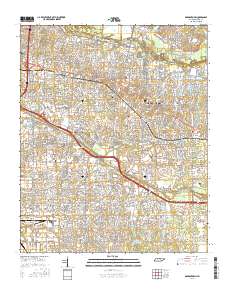 Germantown 2016 topographic map thumbnail