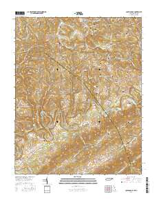 Coleman Gap 2016 topographic map thumbnail