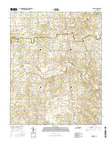 Dibrell 2016 topographic map thumbnail
