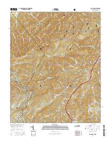 Flag Pond 2016 topographic map thumbnail
