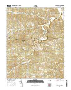 Cumberland Furnace 2016 topographic map thumbnail