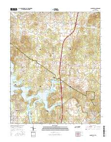 Gladeville 2016 topographic map thumbnail