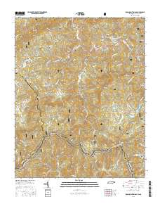 Iron Mountain Gap 2016 topographic map thumbnail