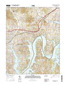 Hendersonville 2016 topographic map thumbnail