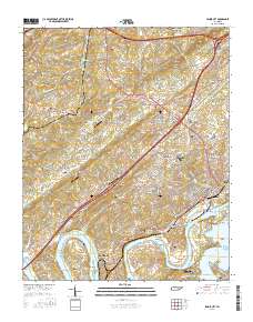 Lenoir City 2016 topographic map thumbnail