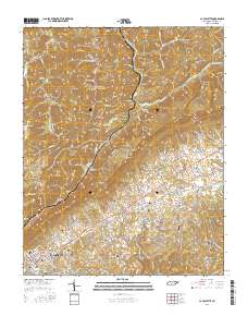 La Follette 2016 topographic map thumbnail