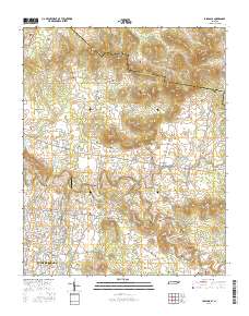 Lascassas 2016 topographic map thumbnail