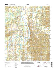 Hookers Bend 2016 topographic map thumbnail