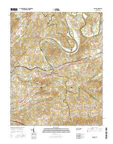 Mascot 2016 topographic map thumbnail