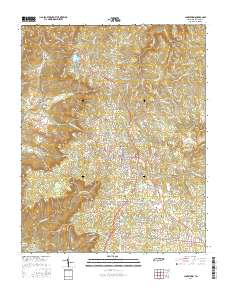 Jamestown 2016 topographic map thumbnail