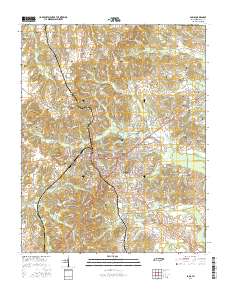 Paris 2016 topographic map thumbnail